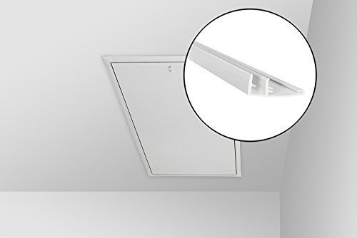 FAKRO - Bodentreppe Abdeckleiste - Dachbodentreppe Blendleiste - LXL-PVC, kompatibel mit Bodentreppe LWK Plus, LWL Extra, LTK Energy, LWT, LWT PH, LWF60, LWF60 SL, LDK, LMK, LMP oraz LMF60-70x120