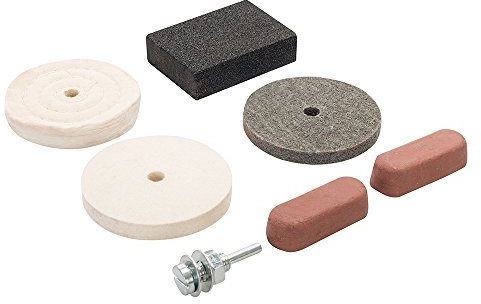 Silverline 363506 100 mm Drill Buffing and Polishing Kit (7 Piece)
