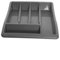 Durable Whitefurze Silver Plastic Cutlery Tray (Branded Item)