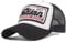 Sporty Trucker Mesh Baseballcap Indian Distressed Snapback Vintage Used Look Retro Sommer Oldschool Kappe Mütze Cap Schirmmütze Basecap (schwarz)