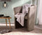 DELIFE Clubsessel Pieder Taupe gepolstert Vintage Cocktailsessel Designsessel