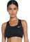 Nike Damen Nike Med Non Pad Sports Bra, Black/White, S EU
