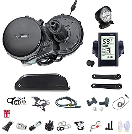 Bafang BBS01B 36V 250W Moteur à Vélo Électrique Mid Drive Kit de Conversion Ebike Moteur Mid pour VTT Vélo De Route 15.6ah Batterie
