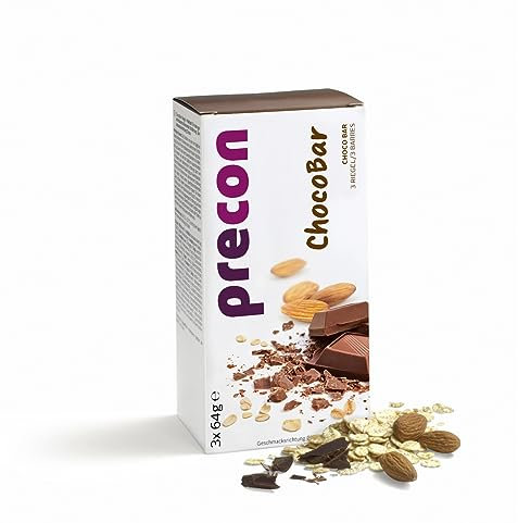 Precon BCM Diät Riegel zum Abnehmen – ChocoBar – 3 Riegel à 64 g – Mahlzeitenersatz für eine gewichtskontrollierende Ernährung