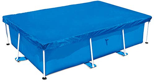 Bâche de Piscine rectangulaire pour familiale - Dimensions : 220 x 150 cm - Couverture de Piscine - Bâche d'été - Bâche d'hiver pour Piscine rectangulaire - Protection Contre la poussière et Les UV