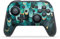 DeinDesign Skin kompatibel mit Nintendo Switch Pro Controller Folie Sticker Feder türkis Elisabeth Fredriksson