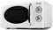 Girmi FM21 Forno Microonde Vintage Combinato, 1150W, 20 Litri, Cottura combinata, Timer 30 minuti, Funzione scongelamento, Bianco