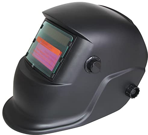 BOLTHO Solar Powered Welding Helmet Auto Darkening Hood with Adjustable Shade Range 4/9-13 for Mig Tig Arc Welder Mask (Black)