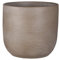 MICA Decorations Nora Pot de Fleurs – H27 x Ø30 cm – Terre Cuite – Taupe