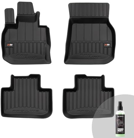 FROGUM ProLine 3D Gummimatten Exklusiven Auto Fußmatten Autofussmatten für BMW X3 G01 ab 2017, für BMW X4 G02 ab 2018 | Die höchsten Kanten