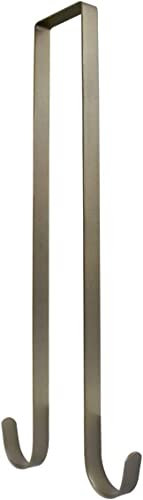 Wreath Hanger, 15 Wreath Hangers for Front Door, Indoor or Outdoor Over The Door Wreath Hook Hanger for Easter Spring Halloween Xmas Wreath Decorations, Steel Material, 20lb Load Bearing