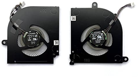 Bestpart New CPU+GPU Cooling Fan Replacement for MSI Stealth 15M MS-1562 MS-1563 BS5405HS-U4W BS5405HS-U4X DC5V 1A Dual Fans