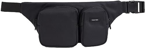Calvin Klein Ck Must T 2 Pckt Waistbag Crossovers, Herren, Schwarz (Ck Black), Os