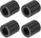 PATIKIL 4Pack Mikrofonstativ Adapter 1/4 bis M10 Buchse Kamera Schraube Gewinde Adapter für Mikrofon Stativständer Schwarz
