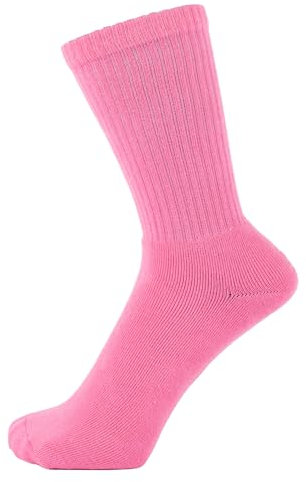 ZAKIRA Calzini Sportivi in Finissimo Cotone Pettinato per Uomo e Donna, 40-46(EU), Rosa