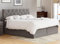 AUKONA Boxspringbett Helena 180x200, Grau H2, 7 Zonen Taschenfederkern-Matratze, H2 H3 H4, Komfortschaum-Topper, Lieferung und Aufbau kostenlos