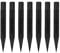 Kunststoff-Erdspieße 10 Stück Solar-Lichtpfähle, Kunststoff verstärkte Erdspieße Ersatz Solar Fackel Licht Spikes für Gartenlampen, M8 mm Erdspieß Stakes