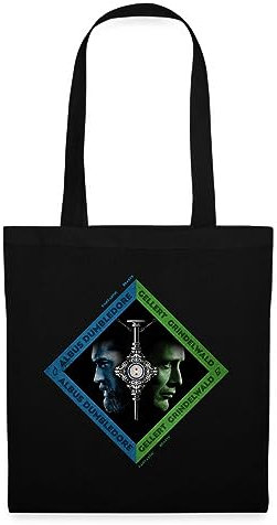 Spreadshirt Phantastische Tierwesen 3 Grindelwald Stoffbeutel, One size, Schwarz