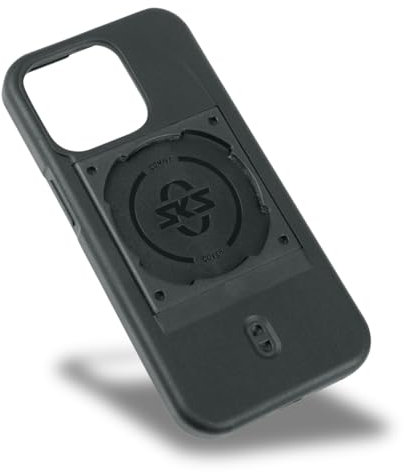 SKS GERMANY COMPIT Cover für iPhone 15 Pro Handyhülle mit Befestigungsvorrichtung für COMPIT-System (angenehme Haptik, Stoßdämpfend, mit Befestigungsvorrichtung, aus verschleißfestem Kunststoff)