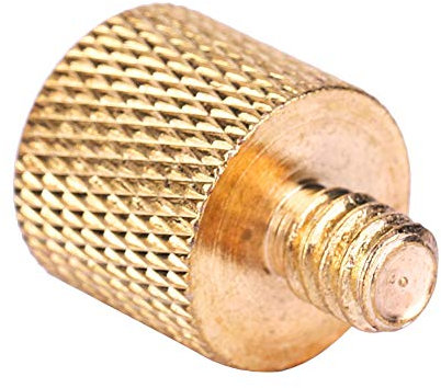 Yctze Tornillo Adaptador de Rosca para Trípode Hembra de 3/8'' a Macho de 1/4'' para Cámara, Hecho de Latón de Primera Calidad, Liviano para un Uso Conveniente, Práctico Accesorio de