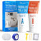 Wannenreparatur-Set, weiß, Wannenchip- und Badewannenreparatur-Set für Emaille, Fiberglas, Acryl, Porzellan, Flicken und Reparieren von Spänen, Rissen, Kratzern, Rost, Löchern an Wannen, Toilette