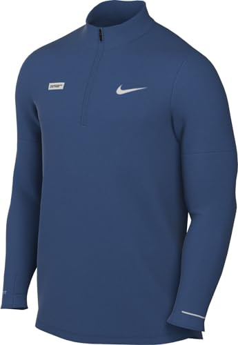 NIKE Herren Top M Nk Df Elmnt Top Hz Flash Hbr, Court Blue/Reflective Silv, FB8556-476, S