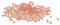 sourcing map 14K Rondelle Beads OD 3 mm ID 1.2 mm Rose Gold Plated Gold Brass Round Metal Beads Smooth Beads for DIY Jewelry Craft Making 250 Pcs