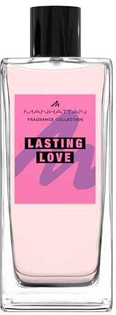Manhattan Lasting Love Eau de Parfum, floraler Rosen-Duft für Frauen mit schwarzer Johannisbeere, Jasmin und Moschus, 100 ml