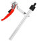 MagiDeal Quick Ratchet Bench Clamp, 16mm Dia, High Tensile Strength, Workbench Clamp, Chrome Steel Zinc Alloy, Dia 16mm