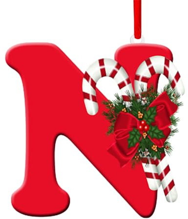 Elch Weihnachtsbaum Anhänger, 2D Acryl Weihnachtsmann Christbaumschmuck, Buchstaben Weihnachtsbaumschmuck Acryl, Weihnachten Deko Geschenk, Spaß Weihnachtsanhänger Deko, Auto Weihnachtsschmuck(3-N)