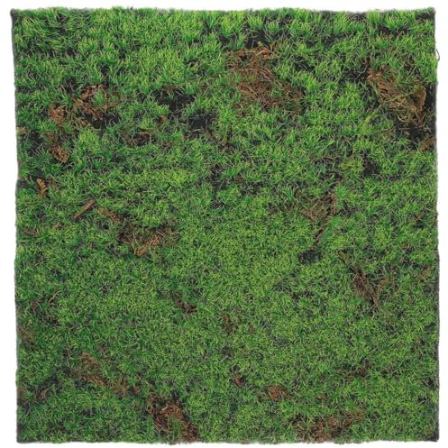 DIYEAH Pelouse Simulée De Mousse Gazon pour Animaux De Compagnie à L'intérieur Tapis De Gazon Synthétique Faux Tapis De Gazon Tapis d'herbe De Balcon Carrés De Faux Gazon Green Plastique