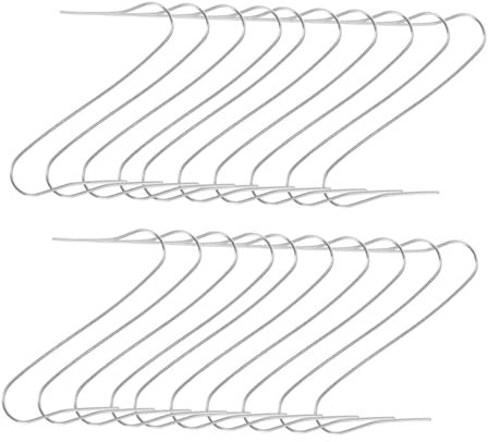 Ciieeo 100stücke Weihnachtsbaum S-Haken Draht Aufhänger S-förmige Christbaumschmuck Haken Für Weihnachtskugeln Vielseitige Deko Häkchen Für Christbaum Party Schnelle Anbringung