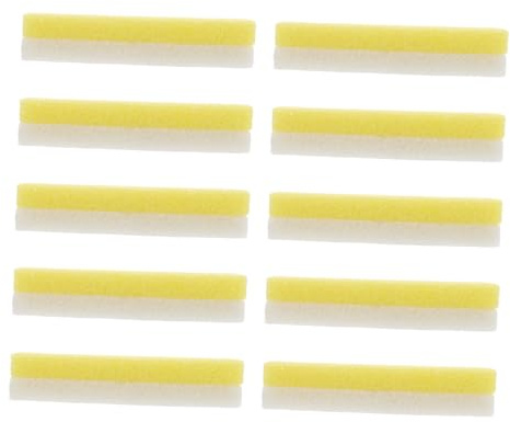 Beaupretty Fußschrubber aus Polyurethan Pu mit 10 Stück Bimssteinen zur Hygienischen Entfernung von Hornhaut und Abgestorbener Haut für Tägliche Fußpflege zu Hause