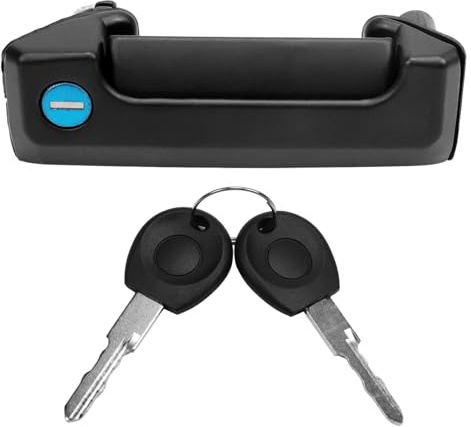Gaogsiy Manija Exterior de Puerta Lateral con Cerradura y Llave, Compatible con Transporter IV Bus Transporter T4 1990-2003#7D0843704B