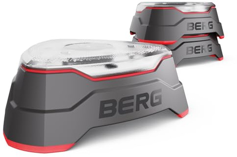BERG Infinity Pods Set | Balance-Pods & Reaktionslichter für Fitness & Koordination | Farbspiel für Gedächtnistraining & Geschwindigkeit | Kompatibel Produkten | Indoor & Outdoor geeignet
