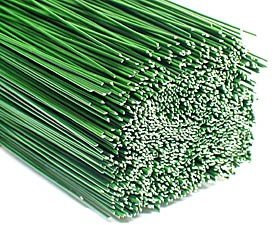 2,5kg Steckdraht Blumendraht Bindedraht grün 0,9x350mm