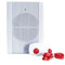 Heidemann Funkgong-Set HX Guardian (mit Notfallsender + Halteband, ideal für die häusliche Pflege, 8 Melodien einstellbar, Lautstärke 70-97 dB, Notrufknopf für Senioren, Haustürklingel Set, Funkklingel) 70844