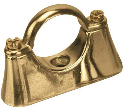 22mm Cast Brass Hospital Pipe Bracket - Bag of 10