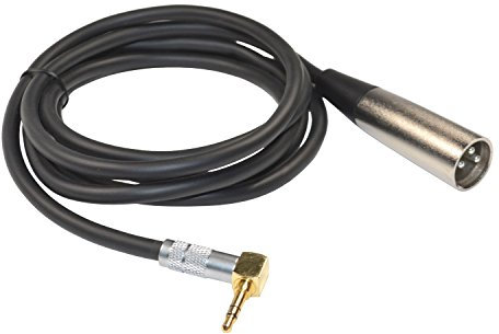 HQRP 1.8m 3.5mm to XLR 3-pin Cable compatible with Canon XL-H1, XL-H1A, XL-H1S, XH-G1S, XH-A1, XH-A1S Camcorder Video Camera (Direct Link from External Microphone)