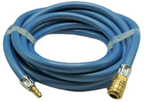 Druckluftschlauch PVC BUNA Pressluftschlauch Lackierschlauch Druckluft Kompressor Garnitur Ø13mm 10bar (1m)