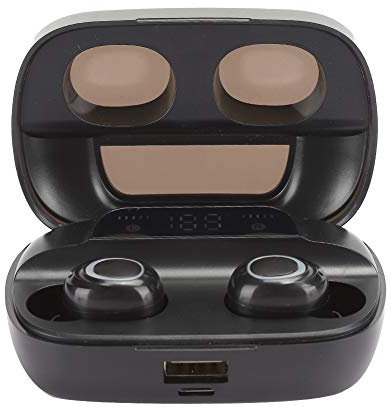 AMONIDA V5.0 S11-TWS Mini Auricular Bluetooth Auriculares inalámbricos Reducción de Ruido Auriculares binaurales con Control táctil inalámbrico Verdadero