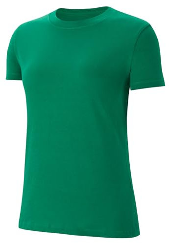 Nike Womens T-Shirt W NK Park20 SS Tee, Pine Green/White, CZ0903-302, L