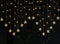 BLOOMWIN Christmas Star Fairy Lights 2m * 1m Xmas Window Decorations Curtain Lights USB Powered with Remote - 16 Stars 104LEDS 8 Lighting Modes Warm White