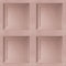 SOPHIE LAURENCE Wood Panel Effect Wallpaper Realistic Square Panelling Flat Finish 3D Wallpaper (Sample - Blush Pink)
