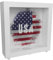 Rahmen Spardose aus Holz USA-Flagge im Used Look - Sparschwein für Urlauber eine schöne Sparbüchse mit der vereinigten Staaten Nationalflagge verziert um auf die Reise zu sparen
