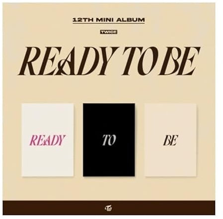 TWICE TO BE 12th Mini Album Ready Version CD + 1p Poster + 1p Folding Poster On Pack + Photobook + 1p Postcard + 1p Message Photocard + 5p Photocard + Tracking Kpop Sealed