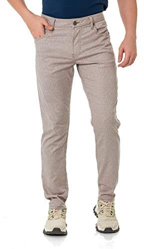 Cipo & Baxx Herren Hose Leinen Chino Sommerhose Denim Jeanshose CD840 Beige W36 L32