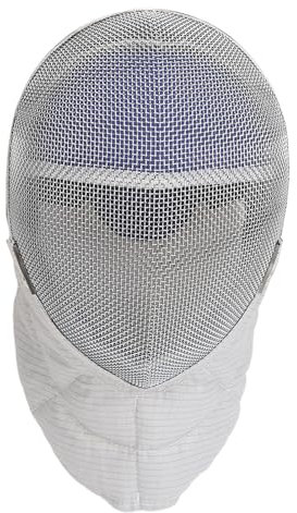 RiToEasysports Fechtmaske, Stahlgeflecht, Fechthelm, Schwert, Gesichtsschutz, Fechtschutzausrüstung für Wettkämpfe, Sportliche Aktivitäten (L 130cm)