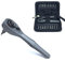 23-Pieces 1/4ratchet Mini Ratcheting Screwdriver Sets 72-Tooth Ratcheting Wrench Stubby Ratchet 90 Degree Right Angle Screwdriver for Small Spaces with Storage Bag
