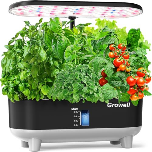 Growell Hydroponics Grow System Kit 16 Capsules (Black)